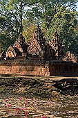 Banteay Srei temple - the 2nd enclosure from the moat